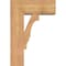 Ekena Millwork Balboa Block Smooth Bracket w/ Offset Brace, Western Red Cedar, 7 1/2"W x 18"D x 26"H BKT0806X18X26BOA05SWR - alternate 3